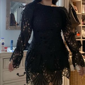 Beulah Black lace dress